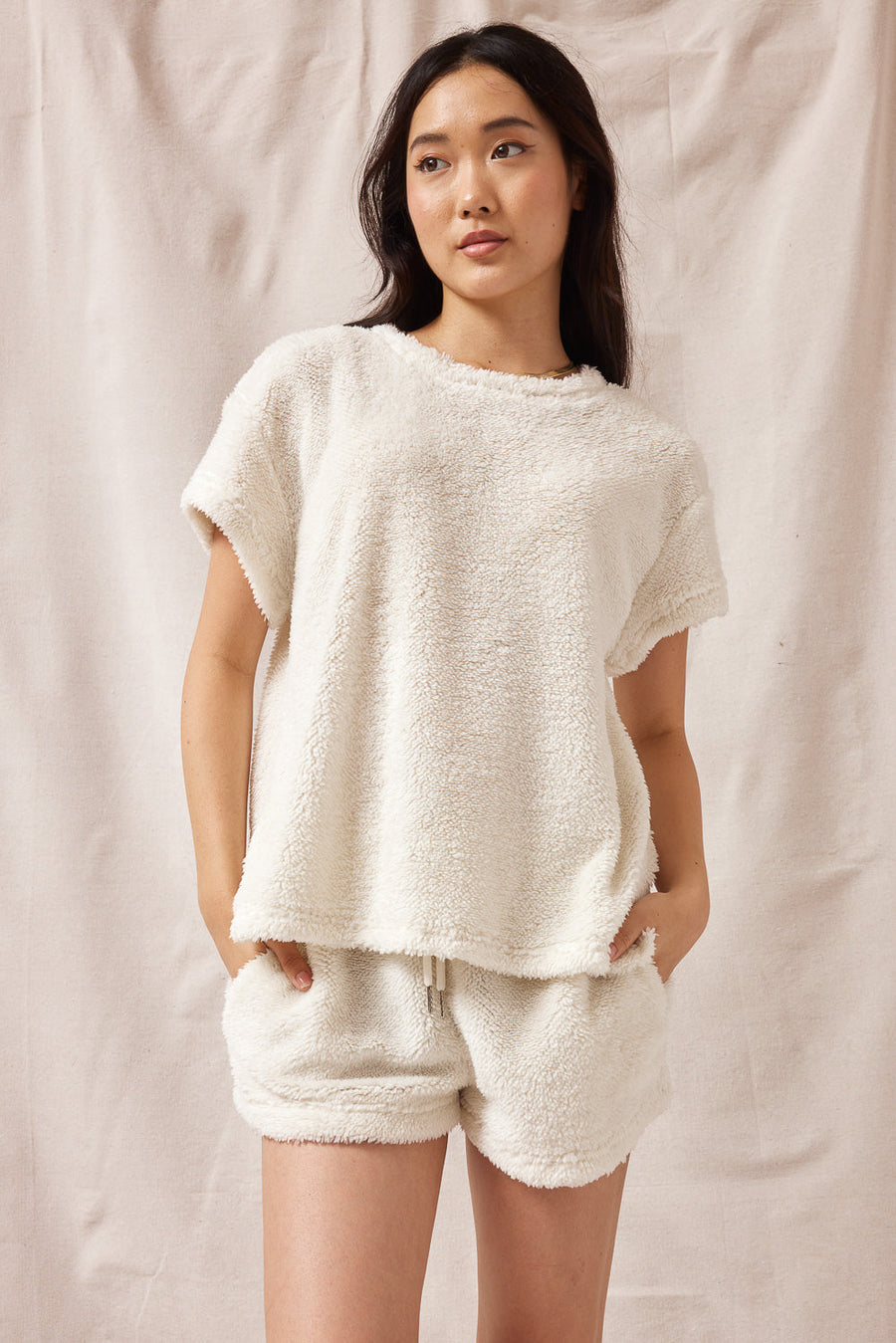 Fuzzy Sleepwear Shirt - Trixxi Wholesale