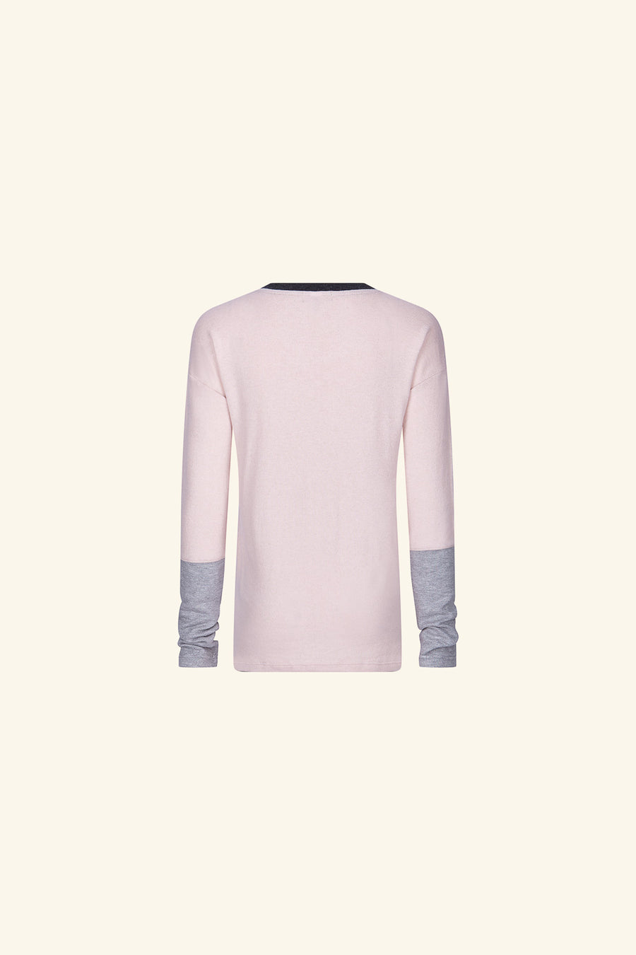 Pink Long Sleeve Knit Top - Trixxi Wholesale
