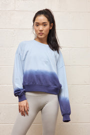 Blue Ombre Sweatshirt - Trixxi Wholesale