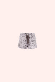 Grey Leopard Tie Shorts - Trixxi Wholesale